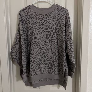 AE leopard print sweatshirt